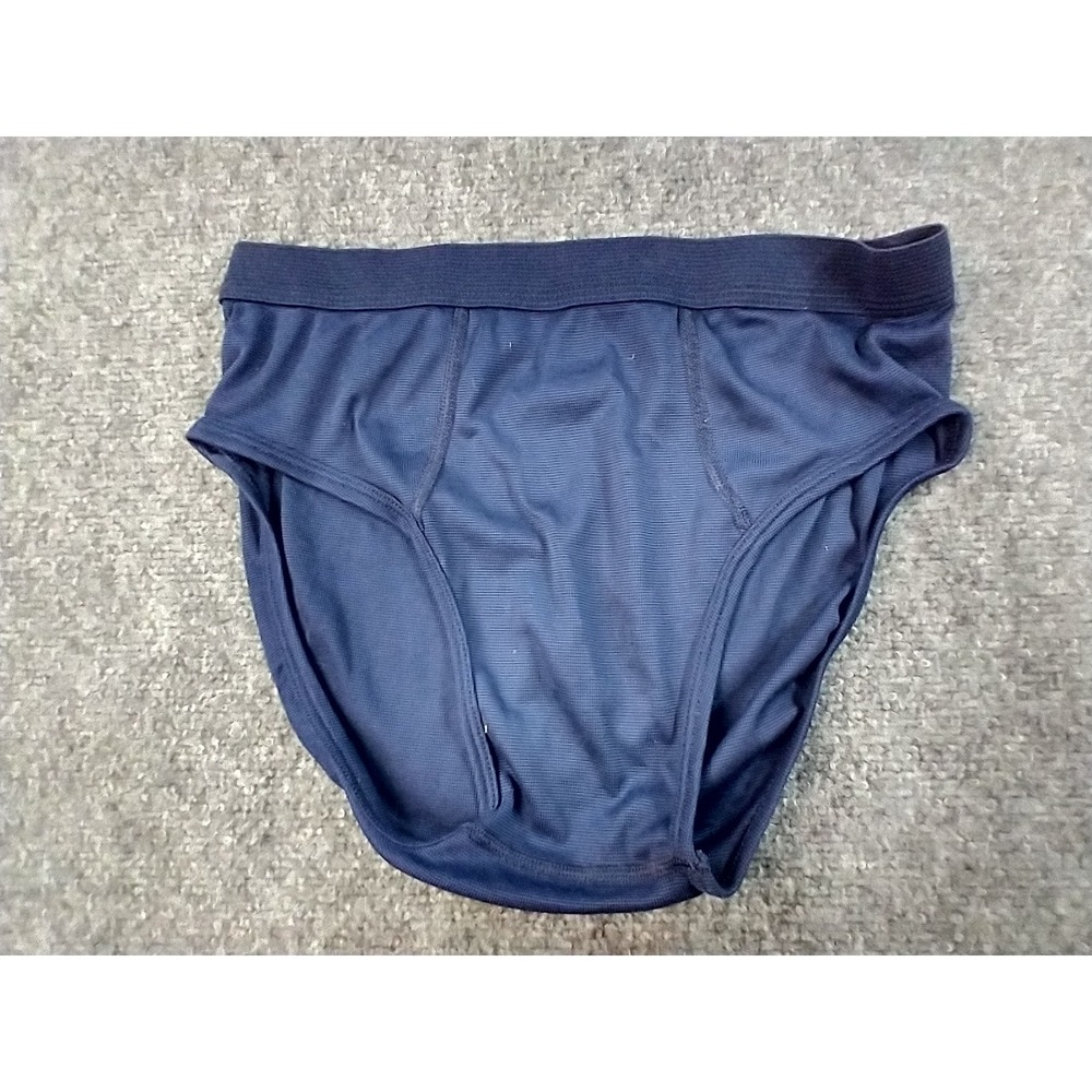 Patagonia Capilene Briefs Mens Medium Navy Blue Made in USA Polyester Base layer